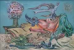 František Janoušek, Painting (The Heraldic One), 1940–1941, oil on canvas