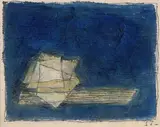 Josef Šíma, Orfeovský motiv, 1962, watercolor on paper