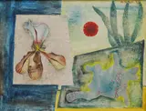 Mikuláš Medek, Orchid, 1946, oil on masonite