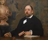 Vojtěch Hynais, Portrait of Dr. Émile Valtat, 1890, oil on canvas
