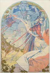 Alphonse Mucha, Poster for the 8th All-Sokol Rally, 1925, colour lithograph on paper