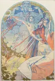 Alphonse Mucha, Poster for the 8th All-Sokol Rally, 1925, colour lithograph on paper