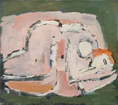 Jiří Rada, Lying Nude, 1965, oil on canvas