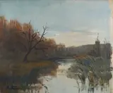 Antonín Chittussi, View of Fontainebleau