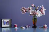Jan Mikulka, Petřín Magnolias, 2025, acrylic on canvas