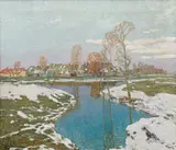 Josef Ullmann, Early Spring, 1916, oil on canvas