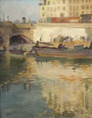 Viktor Stretti, Paris, 1902, oil on canvas