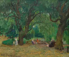 Oldřich Blažíček, Royal Game Reserve, 1920, oil on canvas