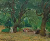 Oldřich Blažíček, Royal Game Reserve, 1920, oil on canvas