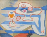 Josef Čapek, Still life with Peaches, 1922, oil on canvas