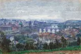 Oldřich Blažíček, Prague Bridges, 1923, oil on canvas