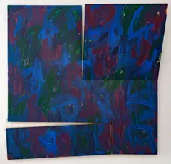 Jan Kotik, Divided Surfaces, 1981–1983, acrylic on canvas