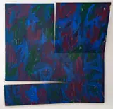 Jan Kotik, Divided Surfaces, 1981–1983, acrylic on canvas