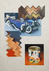 Jiří Kolář, Concrete Eternal Spring, 1979, collage on board