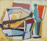 Emil Filla, Still Life with Lemon, 1926, oil on canvas