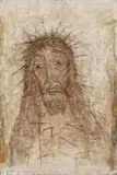 Alén Diviš, Christ as the Man of Sorrows, 1950, oil on canvas
