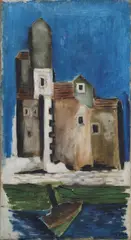 Josef Šíma, Study for Spanish Landscape, 1923, oil on canvas