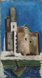 Josef Šíma, Study for Spanish Landscape, 1923, oil on canvas