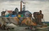 Vlastimil Beneš, The Laura Mine, 1960, oil on canvas
