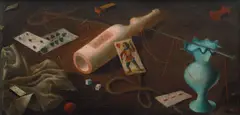 Zdeněk Tůma, Still Life with Cards, 1943, oil on canvas
