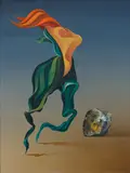 Joseph Istler, Ecstasy, 1951, oil on wood panel