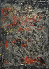 Jiri Balcar, Decree, circa 1959, oil on cardboard