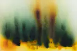 Magdalena Jetelová, Surprised by Tenderness, 2022, smoke painting on canvas