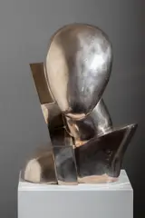 Jaroslav Róna, Bust, 1988, white bronze (copper–nickel alloy), cast 1/7