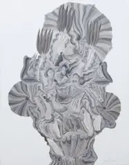 Jan Hísek, Three-Armed Night, 2018, oil on canvas