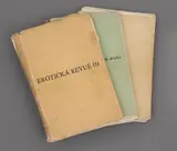 Toyen & Jindřich Štyrský, Erotic Revue (three complete annual volumes), 1930–1933, hand-coloured zincographs on paper