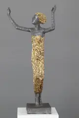 Olbram Zoubek, Connection with the Cosmos, 1987, lead, tin, gold