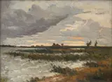Antonín Chittussi, Landscape at Sunset