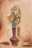 Josef Čapek, Daisies in Vase, 1924, oil on canvas
