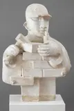 Otto Gutfreund, Bricklayer, 1925, plaster