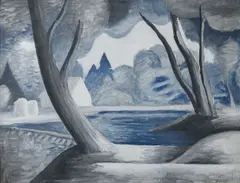 Jan Zrzavý, Weir I, 1940, oil on canvas