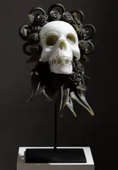 Martin Janecky, La Reina, 2017, object (hand sculpted using the technique of inside bubble sculpting)