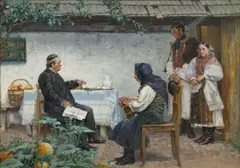 Jaroslav Věšín, Before the Wedding, 1896, oil on canvas