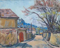 Vincenc Beneš, Liboc, 1932, oil on canvas