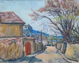 Vincenc Beneš, Liboc, 1932, oil on canvas