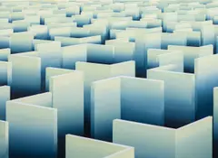 Jan Poupě, Extraction of Space VII, 2021, oil on canvas