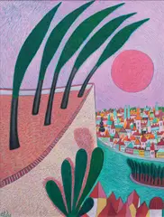 Karel Chaba, Vista, 1995, oil on canvas
