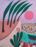 Karel Chaba, Vista, 1995, oil on canvas