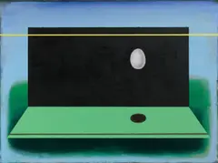 Štefan Tóth, Social Landscape, 2023, oil on canvas