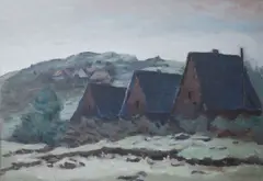 František Foltýn, The Jeseníky Mountains, circa 1947, oil on canvas