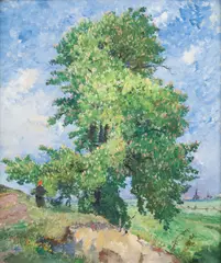 Oldřich Blažíček, From Tovačov, 1933, oil on canvas