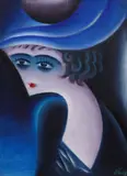 Josef Čapek, Harlot / Two Children, 1917, oil on canvas