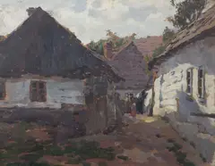 Antonín Slavíček, Bethlehem in Hlinsko, 1903–1904, oil on plywood
