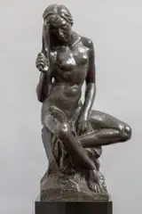 Jan Štursa, Resting Dancer, cast dating from the late 1920s to early 1930s, after the original plaster model of 1913, bronze