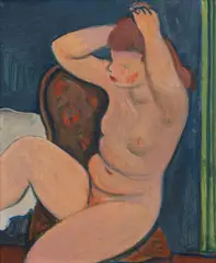 Georges Kars, Toilet, 1943–1944, oil on cardboard
