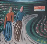 Josef Čapek, Two Women in the Field, 1933, oil on canvas